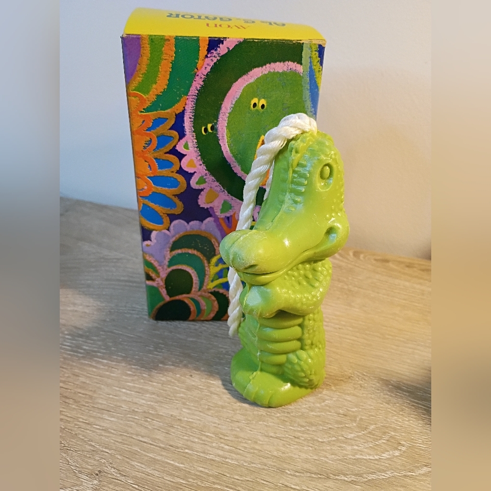 Vintage Avon AL E. Gator Soap-On-A-Rope 5 oz. Soap